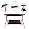 Flash Furniture 3-Seater Convertible Canopy Patio Swing / Bed TLH-007-BN-GG - alternate 4